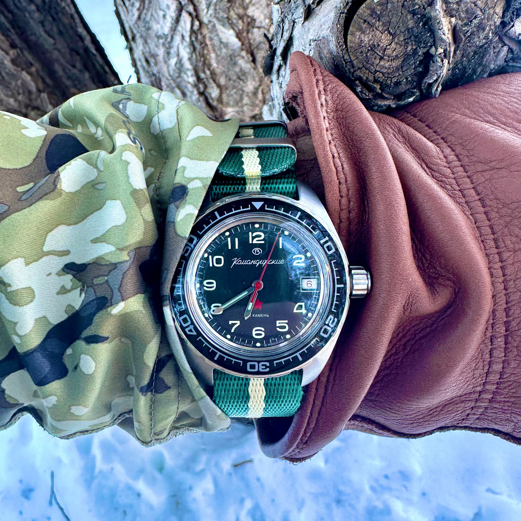 NATO Watch Strap Green Creme 20mm