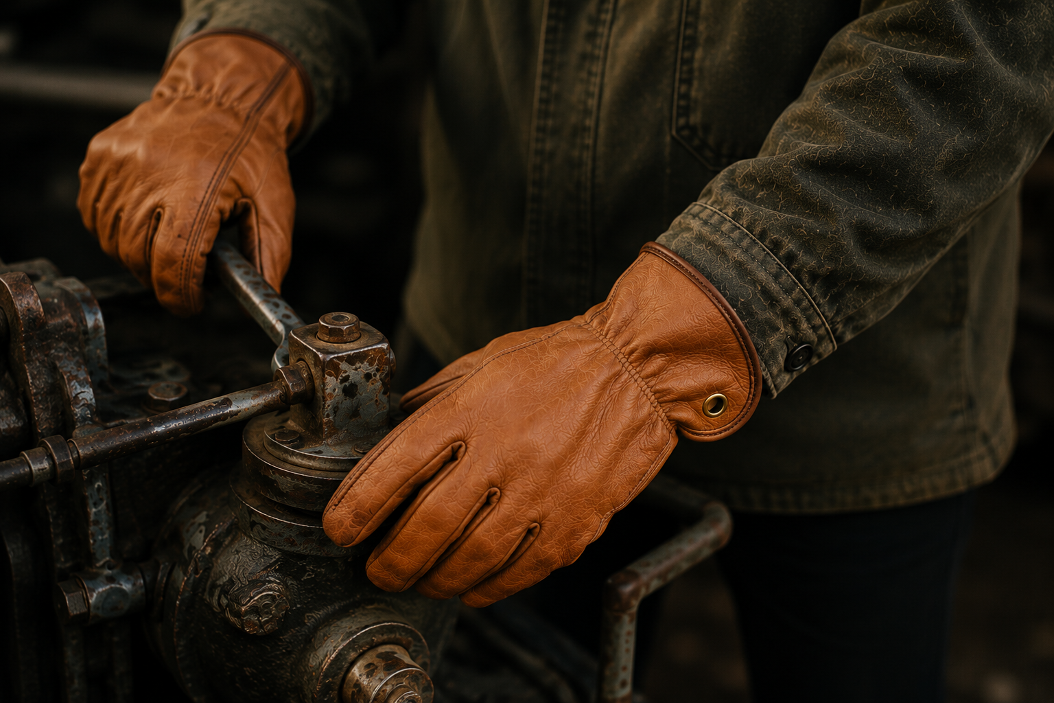 Leather Field Gloves