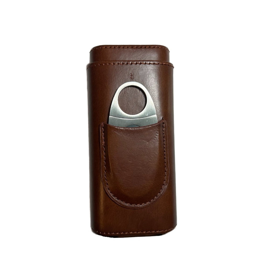 Leather Cigar Travel Sleeve