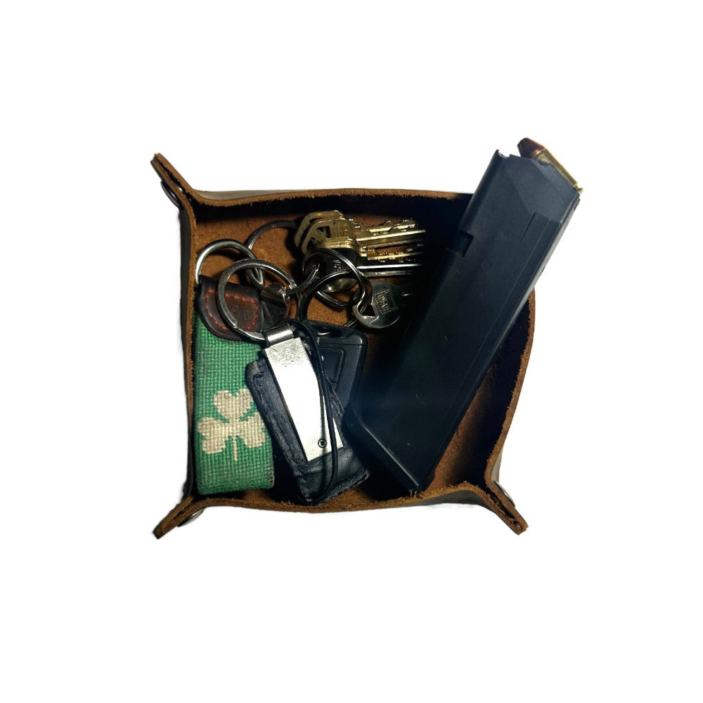Leather Key Tray
