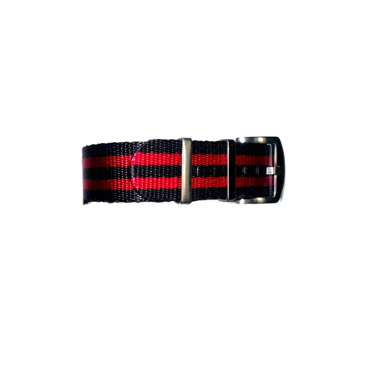 NATO Watch Strap Red Black 22mm